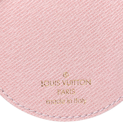Louis Vuitton Monogram LV Mirror Bag Charm Key Holder Rose Ballerine 3 of 5