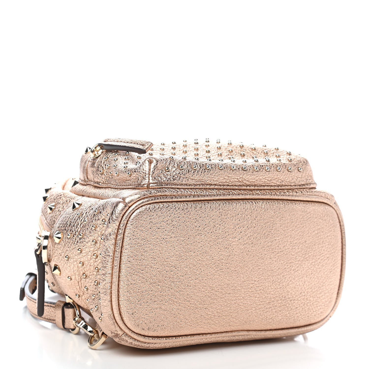 MCM Metallic Calfskin Stud X-Mini Stark Bebe Boo Backpack 4 of 9