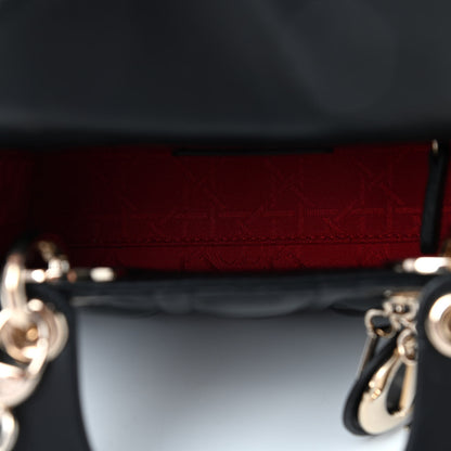 Christian Dior Lambskin Cannage Mini Lady Dior Black 4 of 4