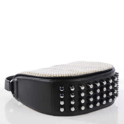 Alexander Wang Python Lia Sling Black Silver Hardware 4 of 8