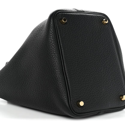 Hermes Taurillon Clemence Picotin Lock 18 PM Black 9 of 13