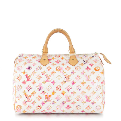 Louis Vuitton Watercolor Aquarelle Speedy 35 White 1 of 9