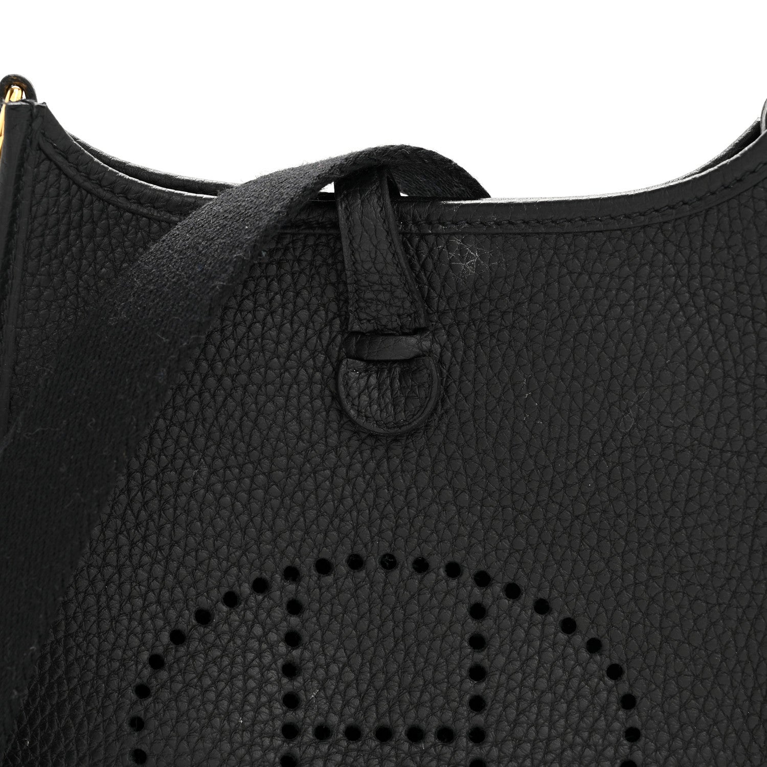 Hermes Taurillon Clemence Evelyne TPM Black 22 of 37