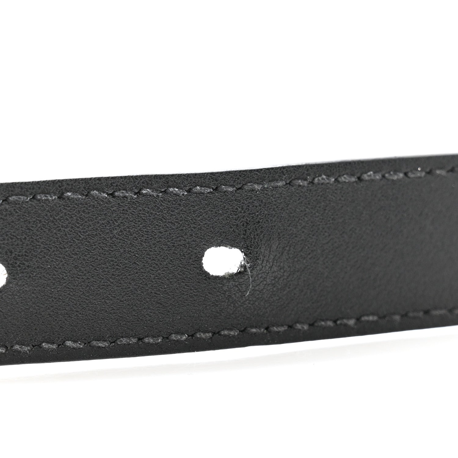 Gucci Calfskin Double G 20mm Belt 80 32 Black 7 of 9