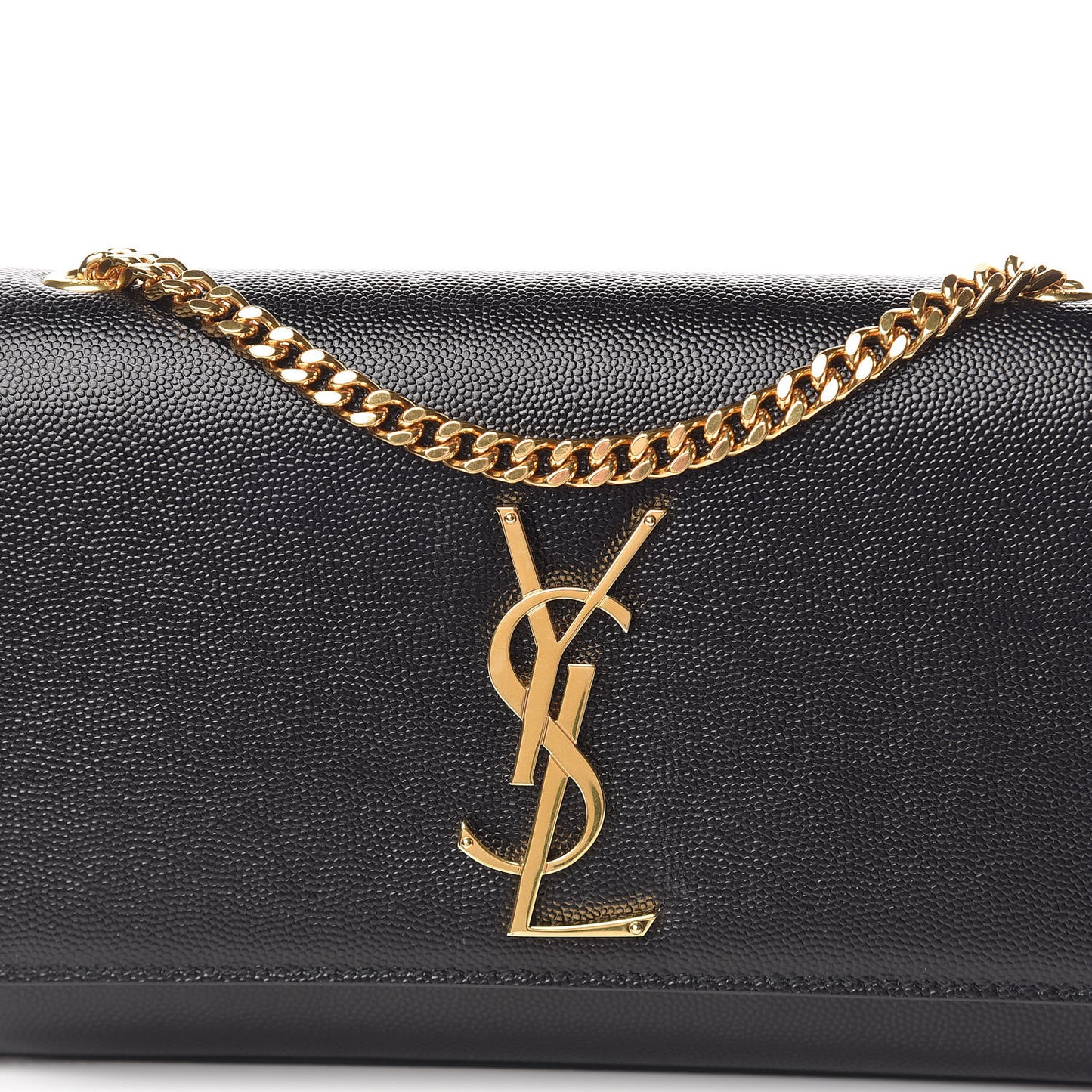 Grain De Poudre Small Monogram Kate Satchel Black