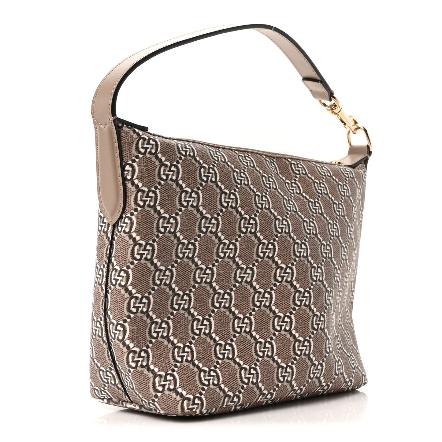 GG Shadow Monogram Super Mini Ophidia Shoulder Bag Taupe