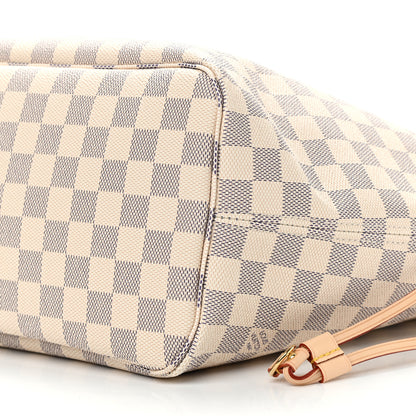 Louis Vuitton Damier Azur Neo Neverfull MM Rose Ballerine 10 of 10