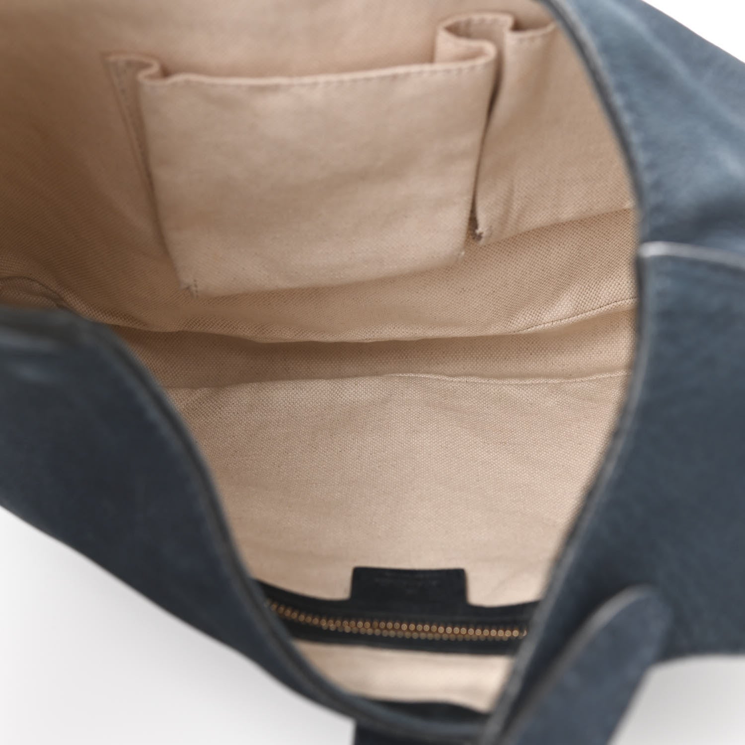 Gucci Nubuck Medium New Jackie Shoulder Bag Blue 5 of 13
