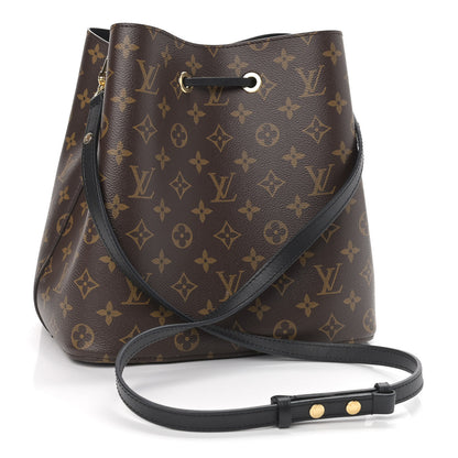 Louis Vuitton Monogram Neonoe MM Black 3 of 9
