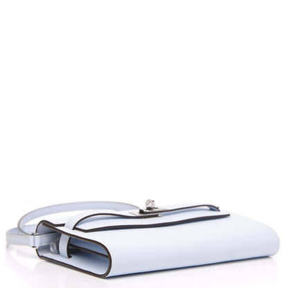 Hermes Epsom Kelly Wallet To Go Bleu Brume 4 of 10