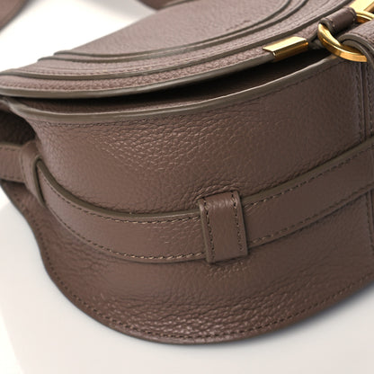 Chloe Calfskin Mini Marcie Round Crossbody Bag Desert Taupe 10 of 11