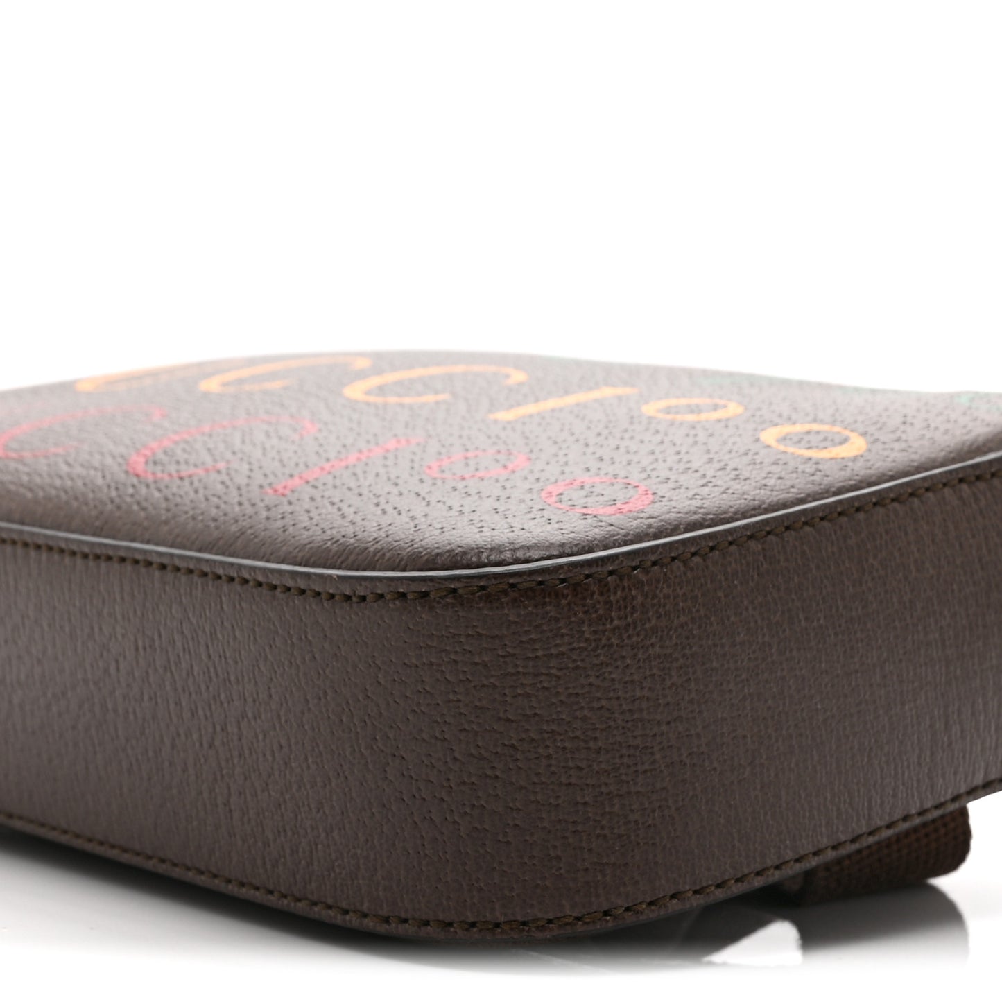 Textured Dollar Calfskin Gucci 100 Aria Belt Bag 80 32 New Acero Multicolor