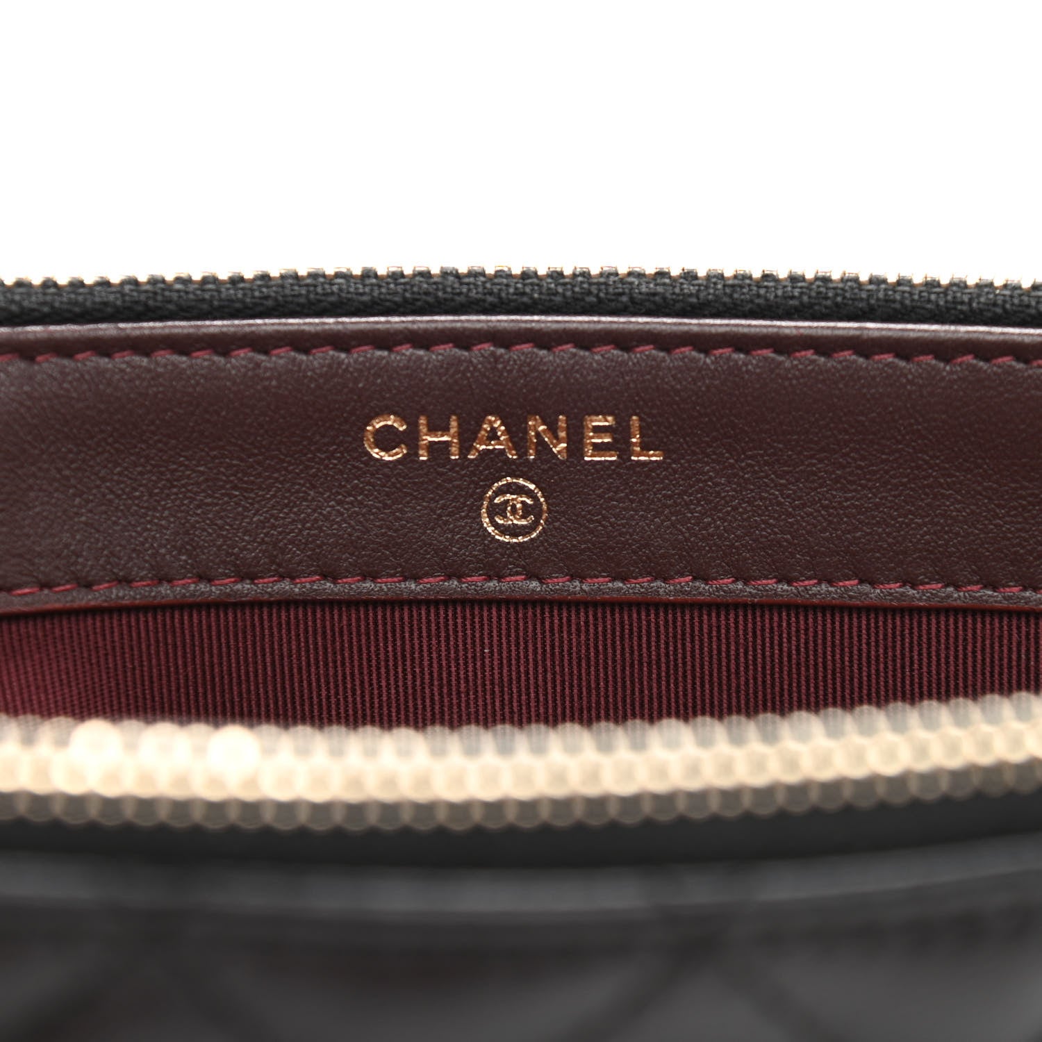 Chanel Lambskin Quilted Small Clutch With Chain Black 6 of 13