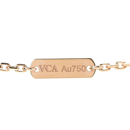 Van Cleef & Arpels 18K Rose Gold Vintage Alhambra Pendant Necklace 4 of 6