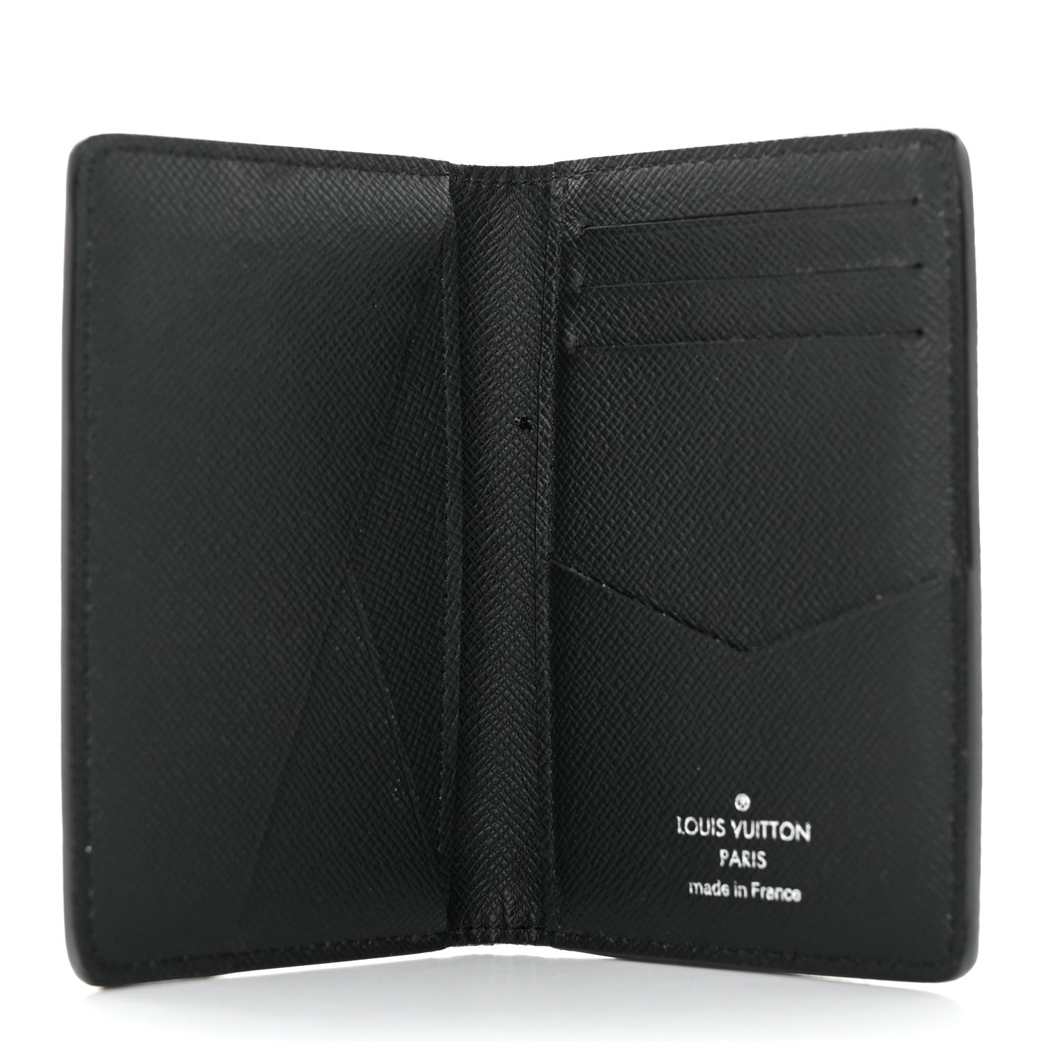 Louis Vuitton LOUIS VUITTON Taiga Pocket Organizer NM Black 5 of 7