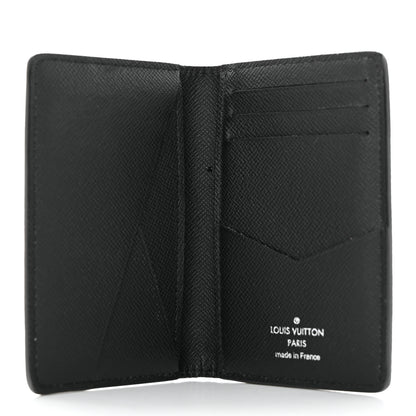 Louis Vuitton LOUIS VUITTON Taiga Pocket Organizer NM Black 5 of 7