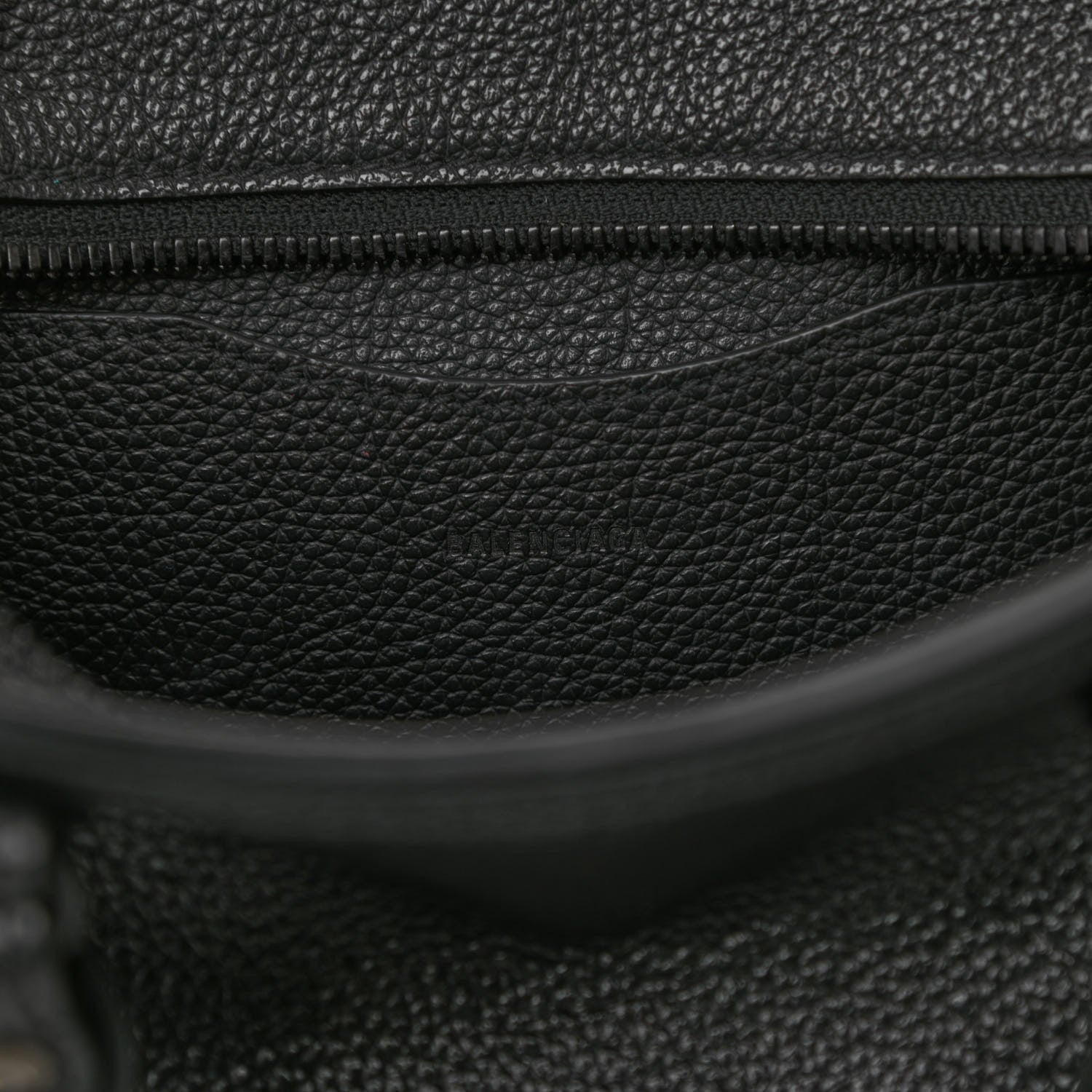 Balenciaga Grained Calfskin Neo Classic Black Hardware Mini City Black 6 of 9