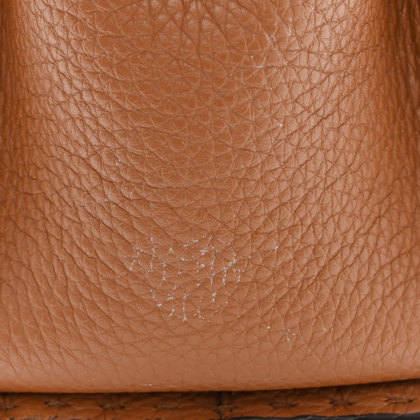 Cuoio Romano Selleria Bi-Color Medium Peekaboo Iconic Satchel Mou Deserto