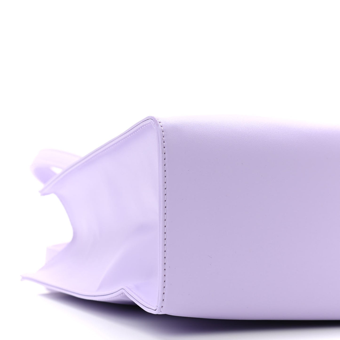 Vegan Leather Medium Shopping Bag Lavender