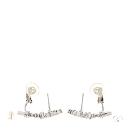 Chanel Crystal Star 5 CC Earrings Silver 3 of 6