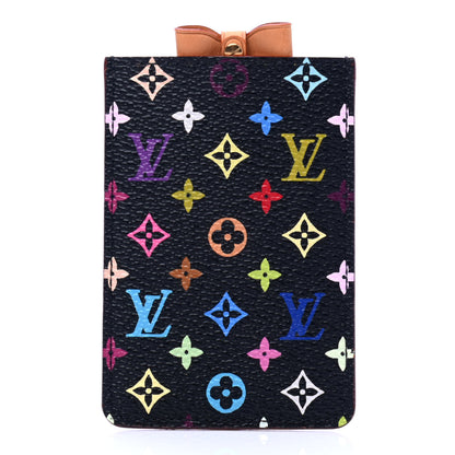 Louis Vuitton Monogram Multicolor Mirror and Case Pouch Black 2 of 5