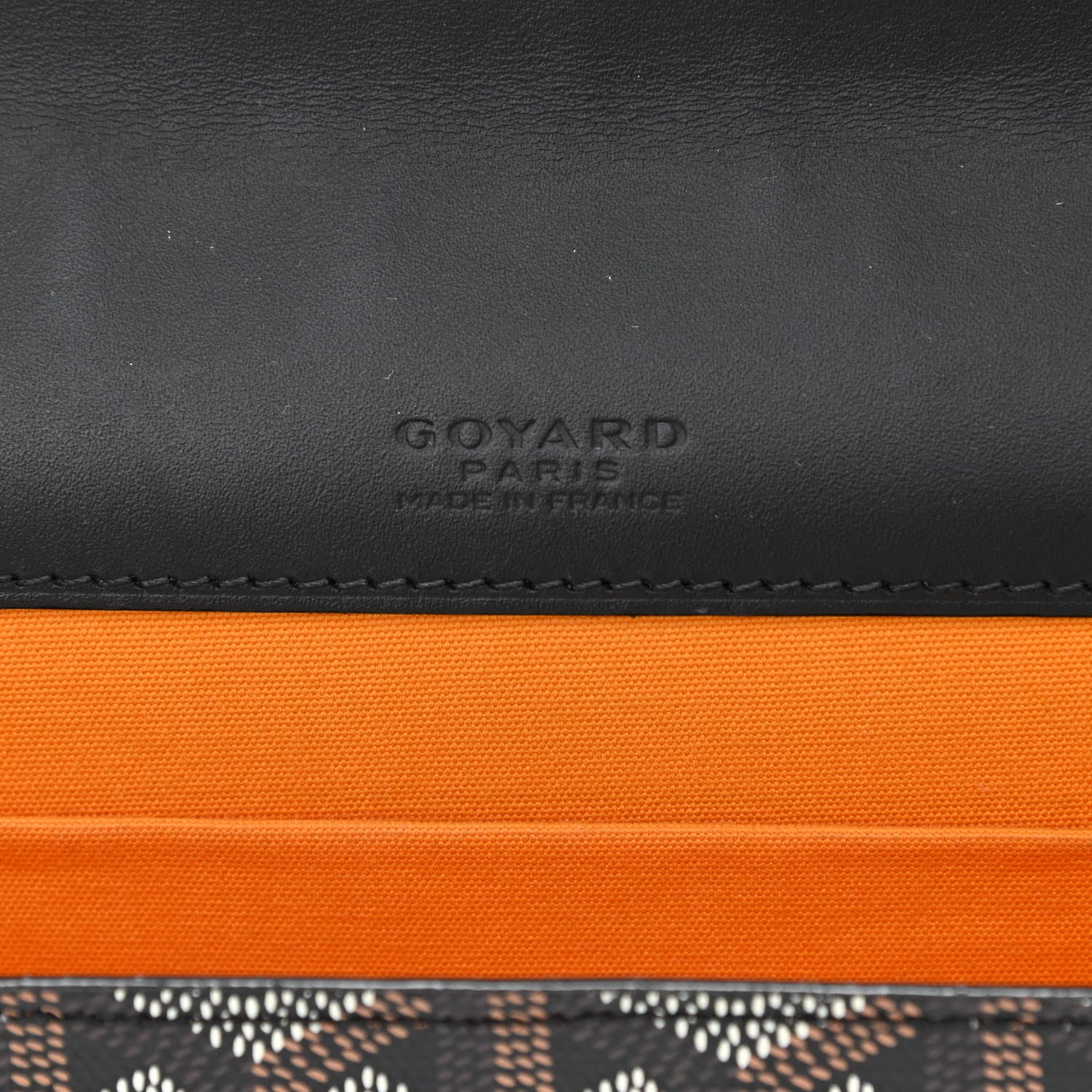 Goyard Goyardine Monte Carlo Bois Clutch With Strap Black 6 of 11