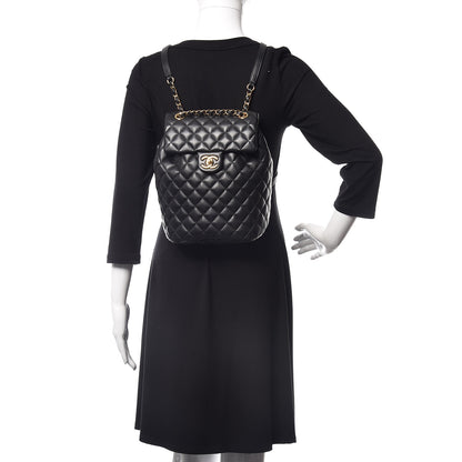 Chanel Lambskin Quilted Small Urban Spirit Backpack Black 2 of 10