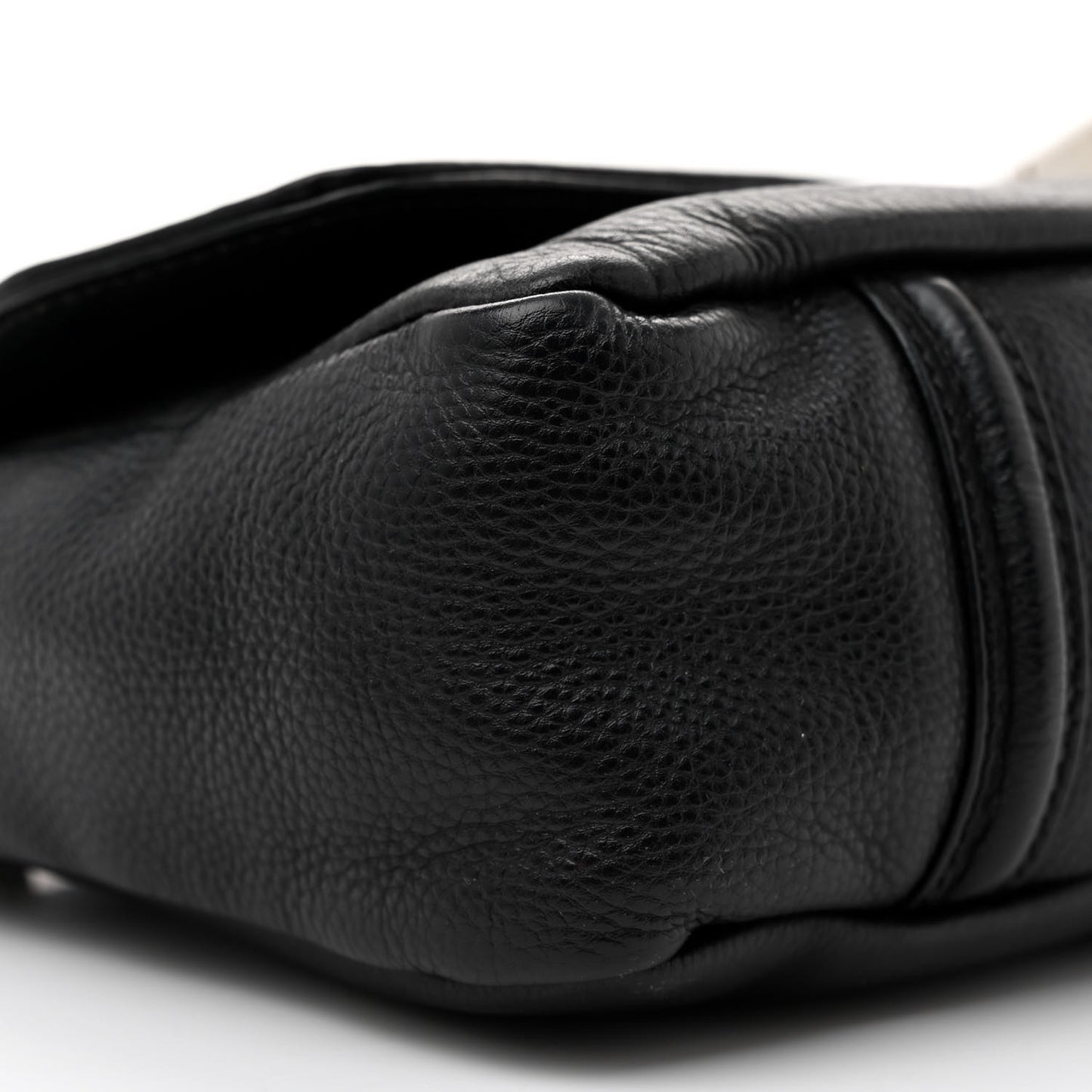 Grained Calfskin Mademoiselle Lock Bijoux Chain Flap Black Black