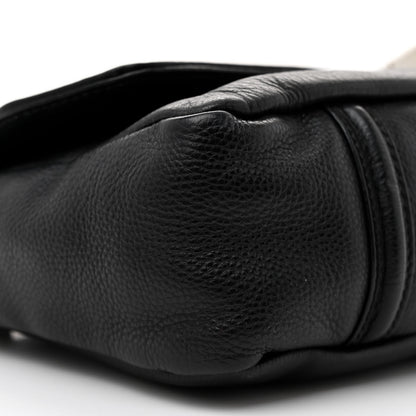Chanel Grained Calfskin Mademoiselle Lock Bijoux Chain Flap Black Black 9 of 11