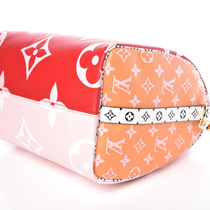 Louis Vuitton Monogram Giant Speedy Bandouliere 30 Rouge 10 of 10