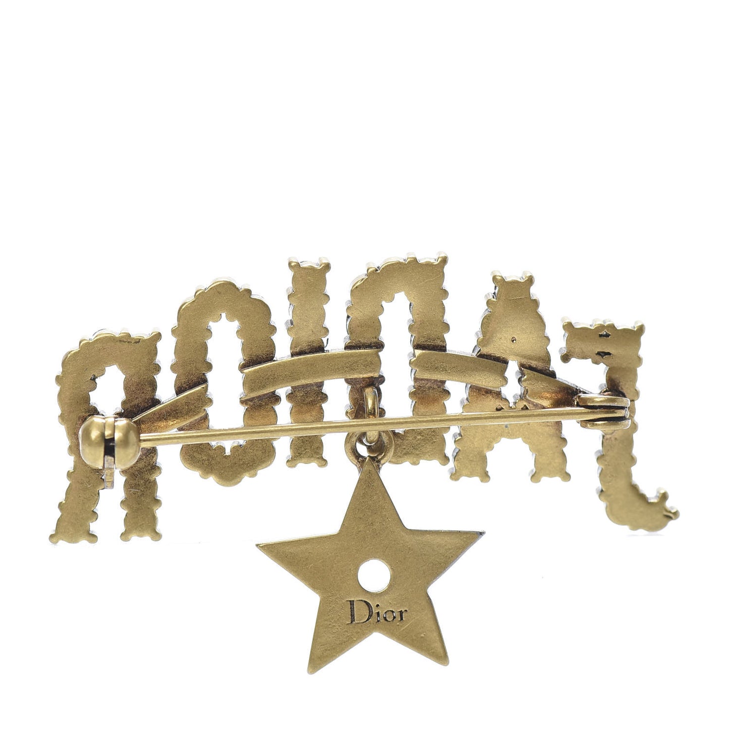 Crystal J'Adior Brooch Gold