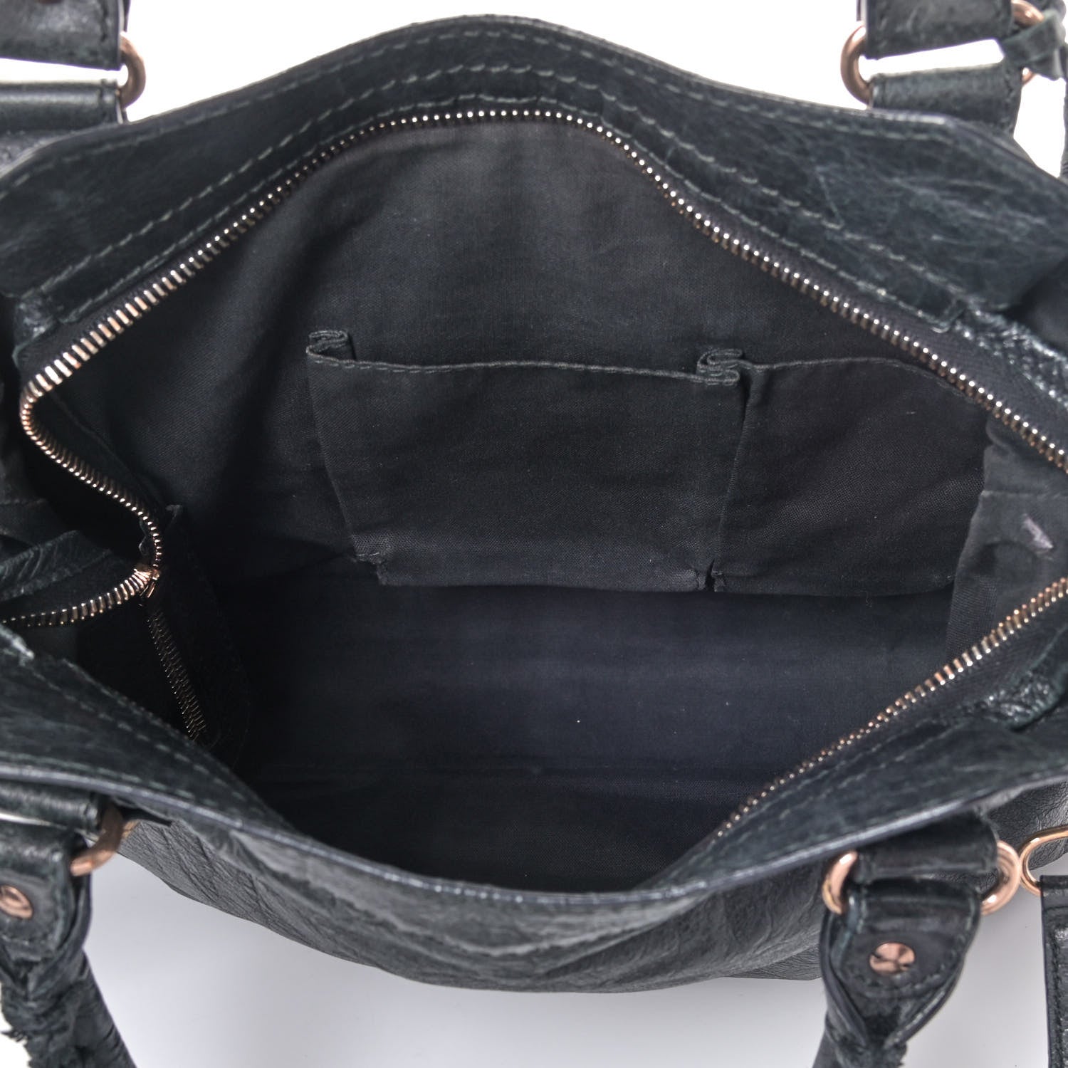 Balenciaga Agneau Giant 12 Rose Gold Hardware Town Black 4 of 4