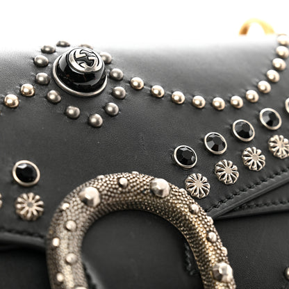 Gucci Calfskin Studded Small Dionysus Shoulder Bag Black 12 of 12
