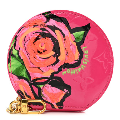 Louis Vuitton Vernis Roses Chapeau Coin Purse Rose Pop 1 of 6