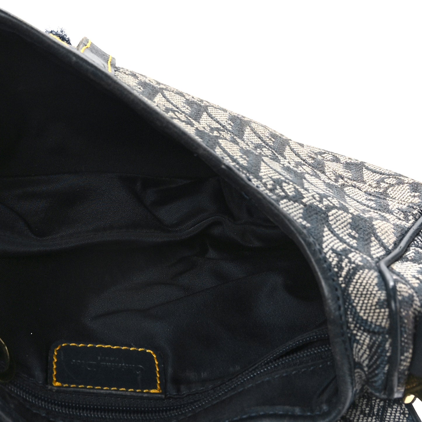Monogram Saddle Bag Blue