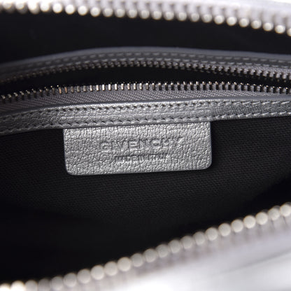 Givenchy Metallic Sugar Goatskin Mini Antigona Silver 8 of 10
