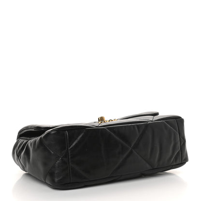 Chanel Goatskin Quilted Medium Chanel 19 Flap Black 4 of 9