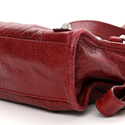 Balenciaga Agneau Giant 12 Silver Hardware Mini City Rouge Cerise 10 of 11