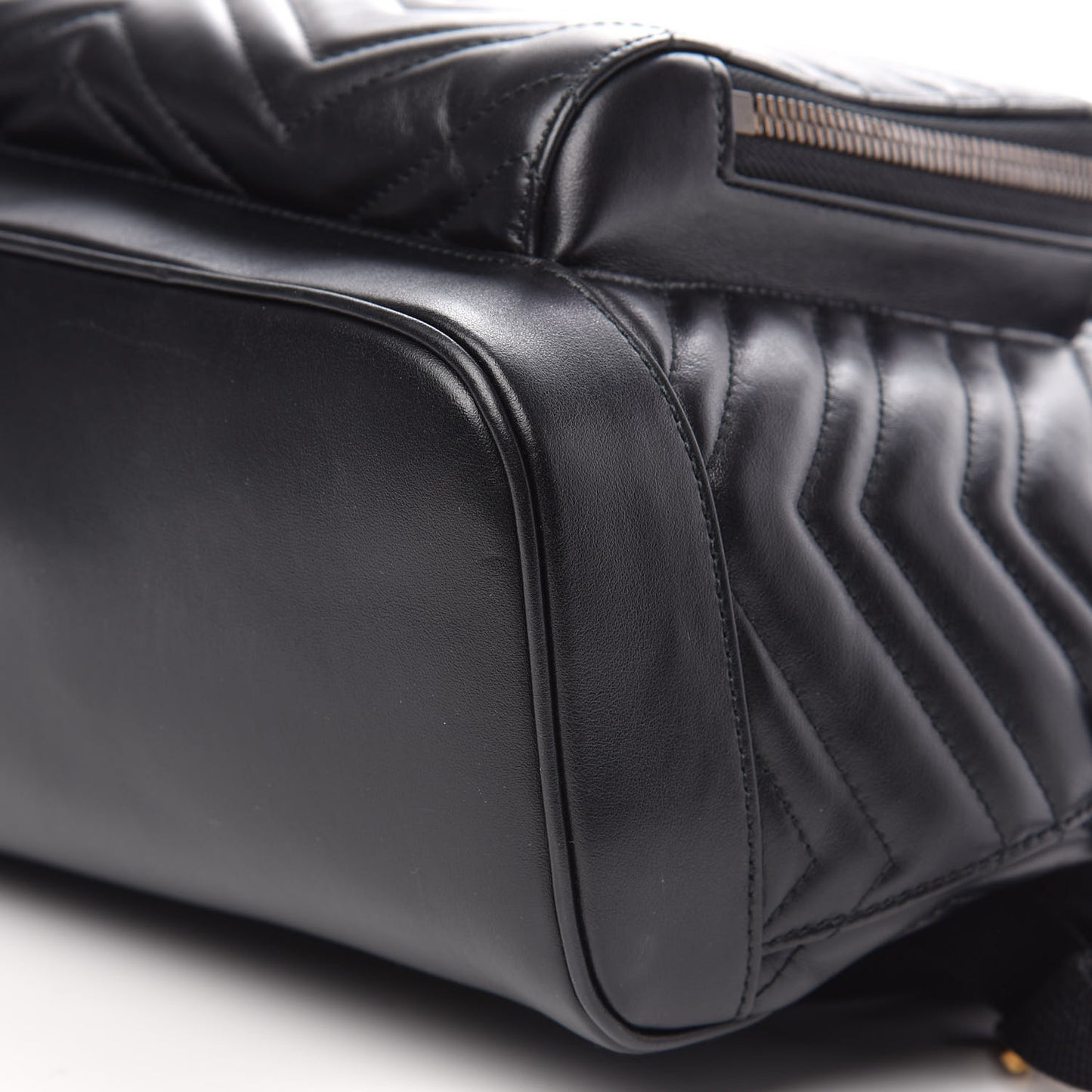 Calfskin Matelasse GG Marmont Day Backpack Black