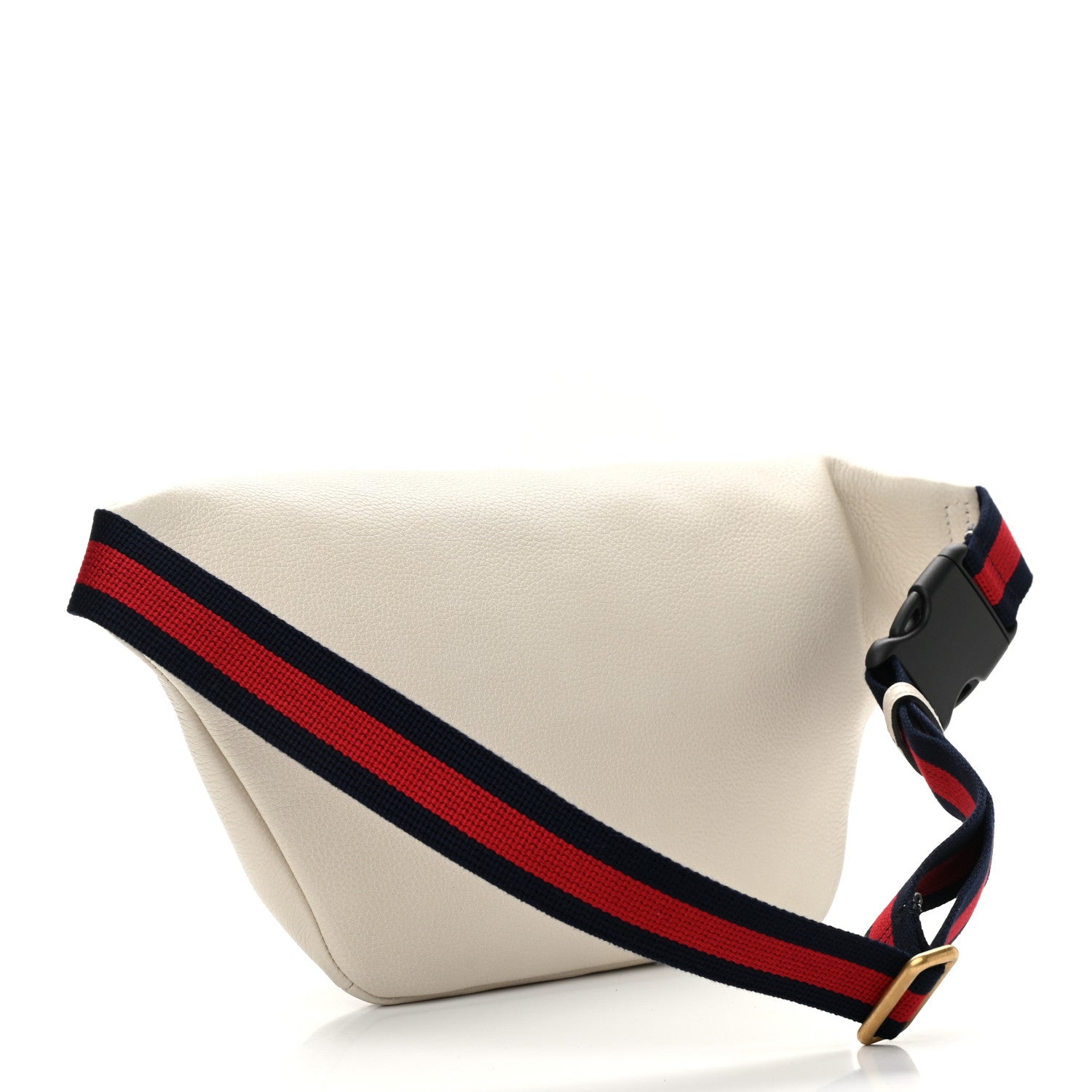 Gucci Grained Calfskin Logo Belt Bag White 3 of 10