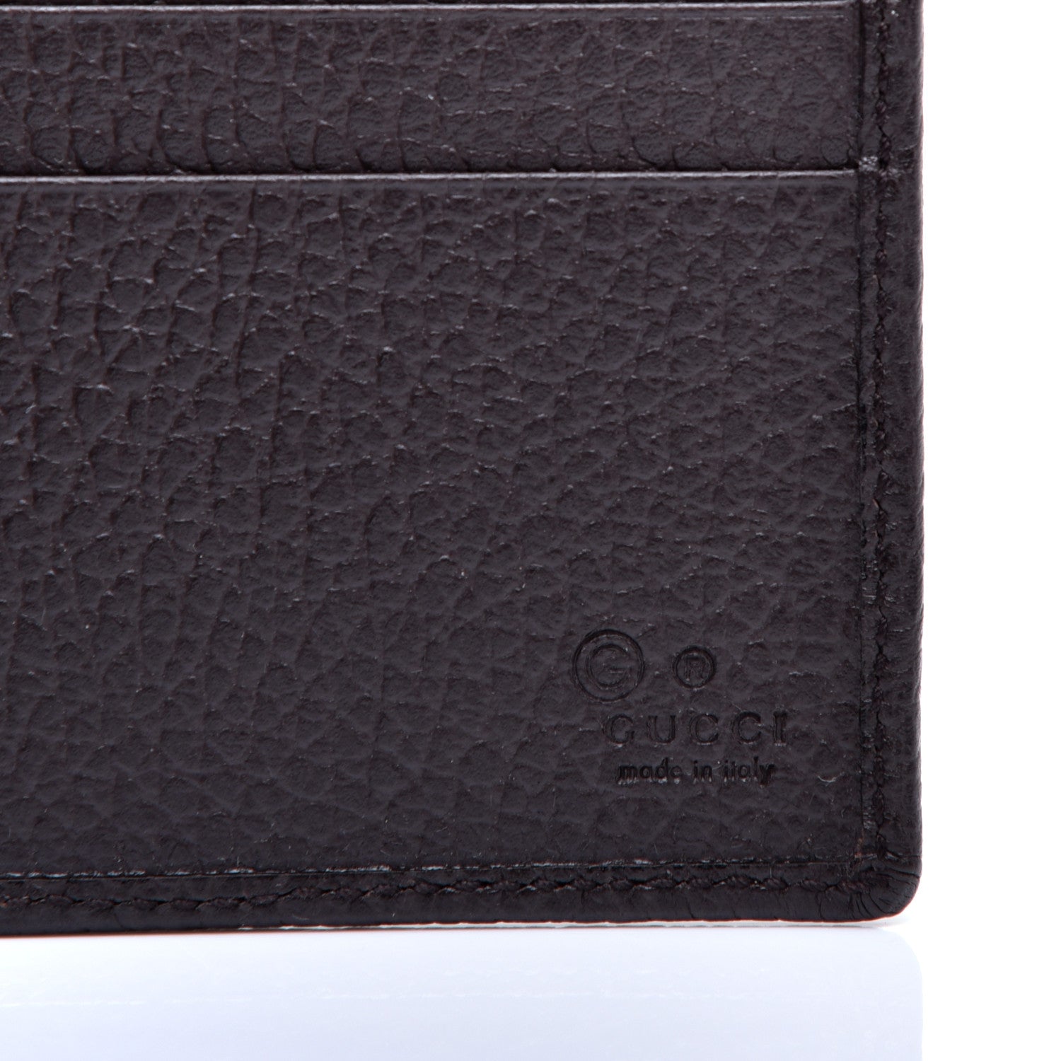 Gucci Monogram Mens Bi-Fold Wallet Brown 6 of 6