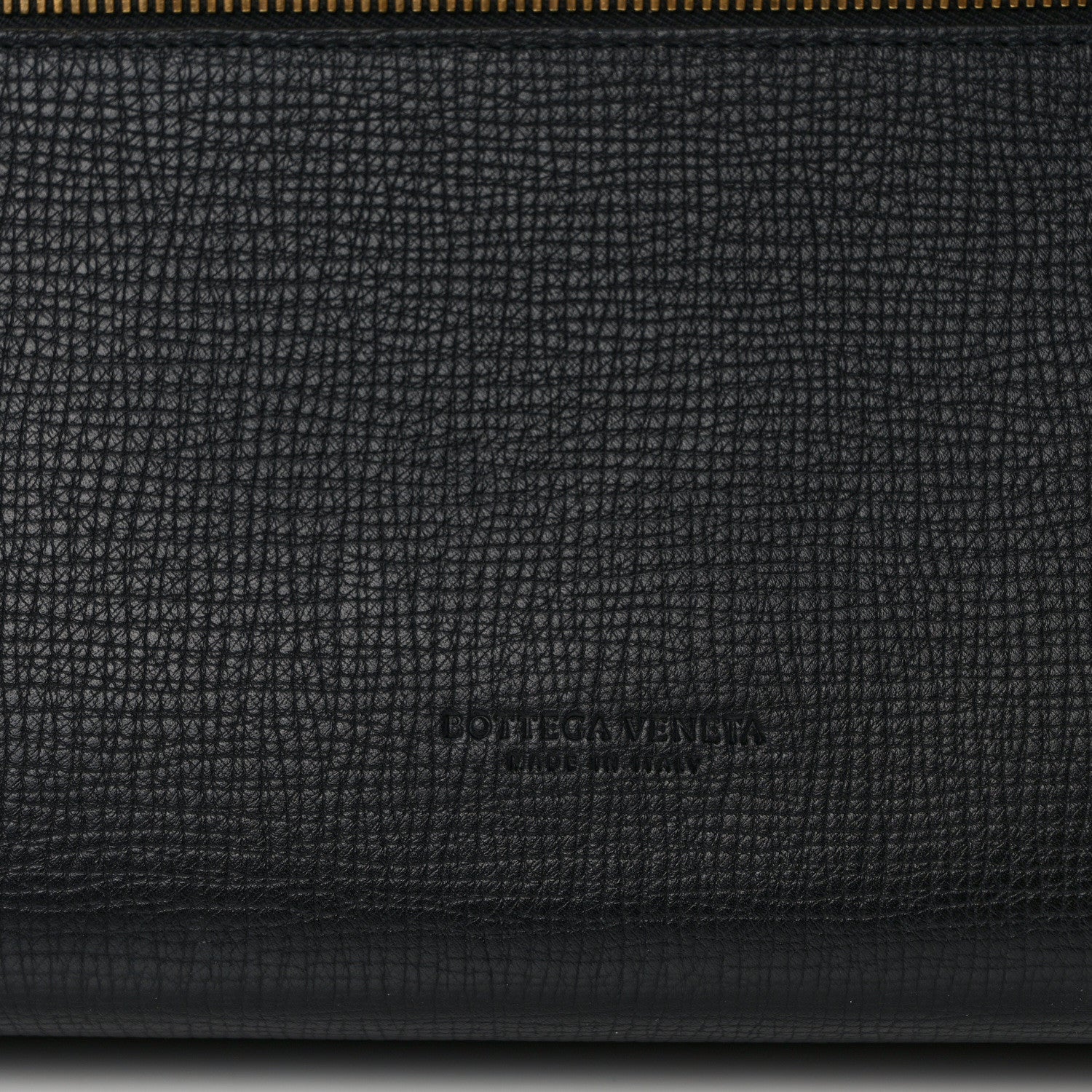 Bottega Veneta BOTTEGA VENETA Textured Calfskin Small BV Angle Shoulder Bag Black 14 of 15