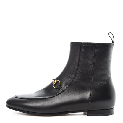 Gucci Malaga Kid Womens Jordaan Ankle Boots 36.5 Black 1 of 9