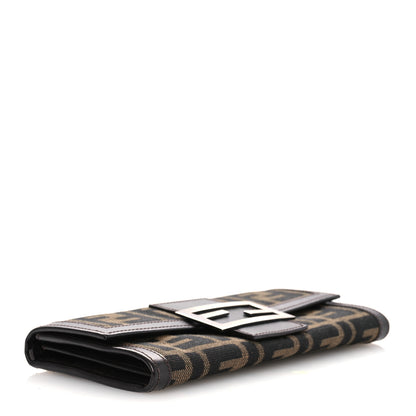 Fendi Zucca Continental Wallet Tobacco 4 of 10