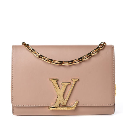 Louis Vuitton Calfskin Chain Louise MM Nude 1 of 10
