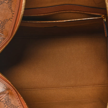 MCM Lauretos Nappa Medium Ella Boston Bag Cognac 5 of 9