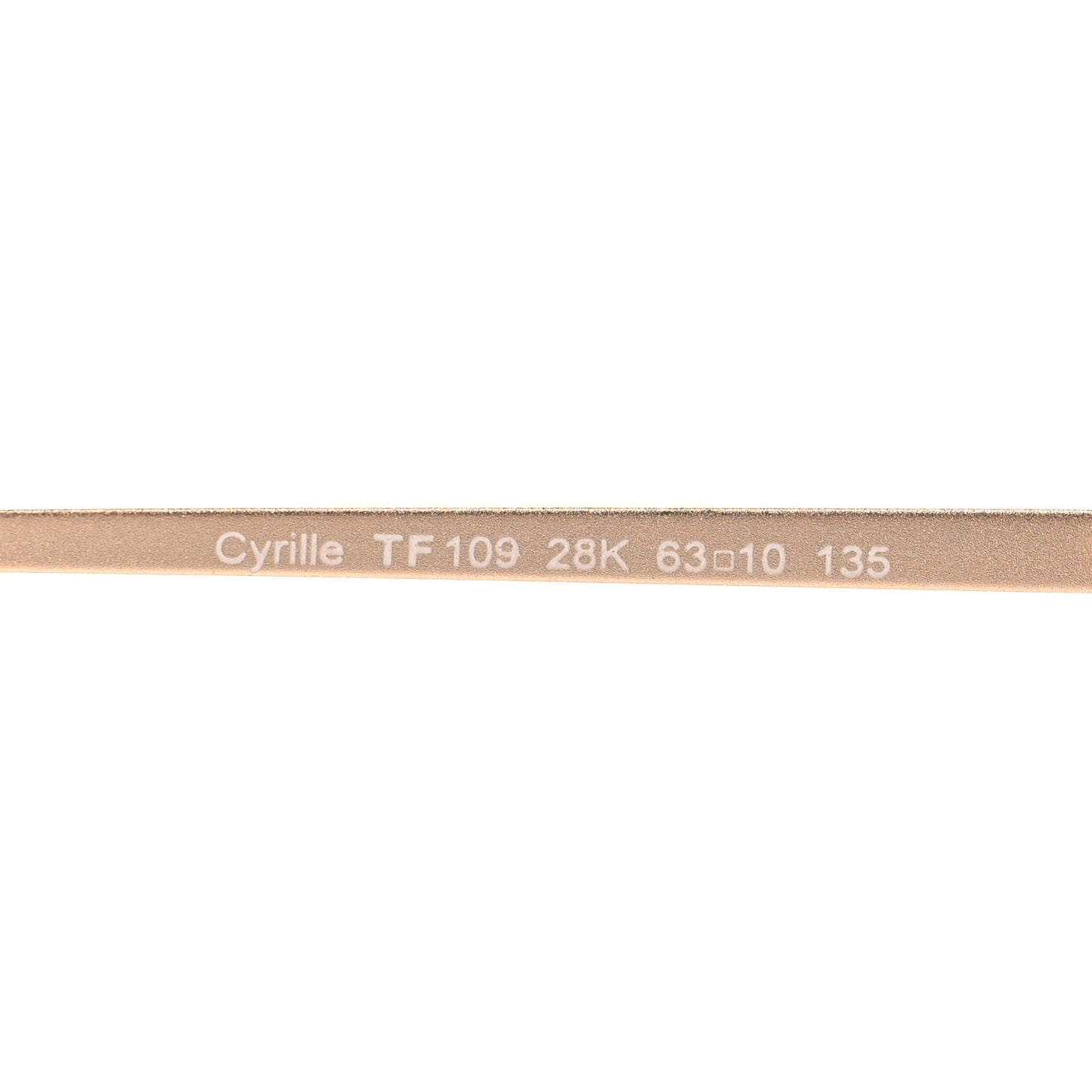 Cyrille Sunglasses TF 109 Tortoise