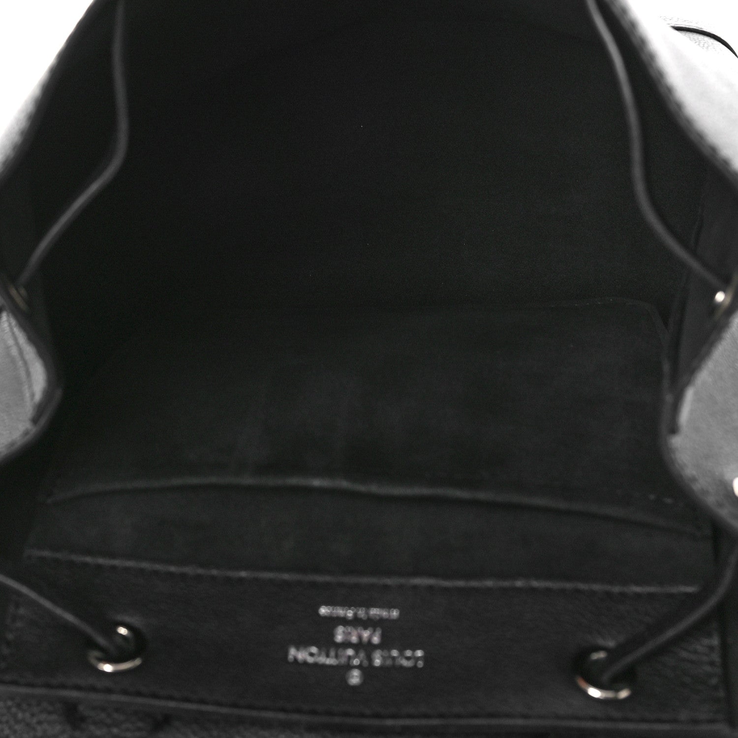 Louis Vuitton Calfskin Lockme Backpack Black 5 of 10