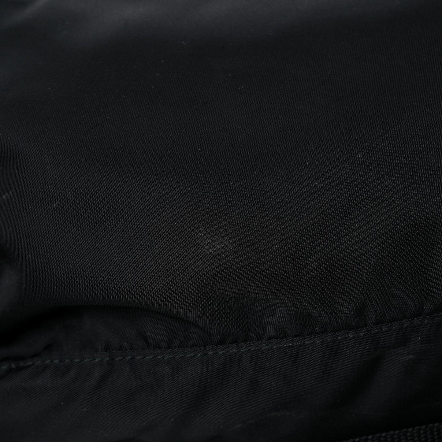 Tessuto Nylon Saffiano Messenger Bag Black