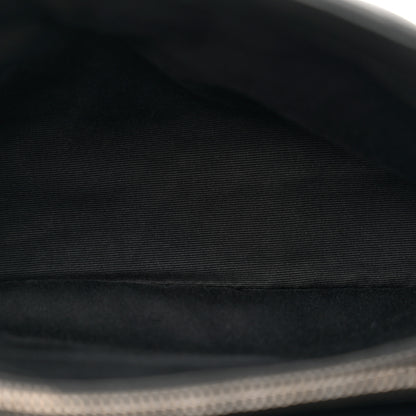 Saint Laurent Sheepskin Matelasse Chevron Monogram Medium College Bag Black 5 of 12